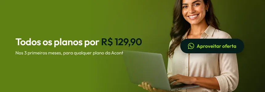Todos os planos por R$ 129,90 nos 3 primeiros meses